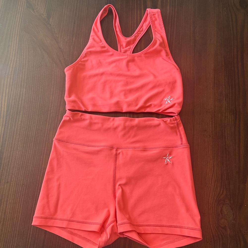 Rebel Athletics Vibrant Orange Activewear Set